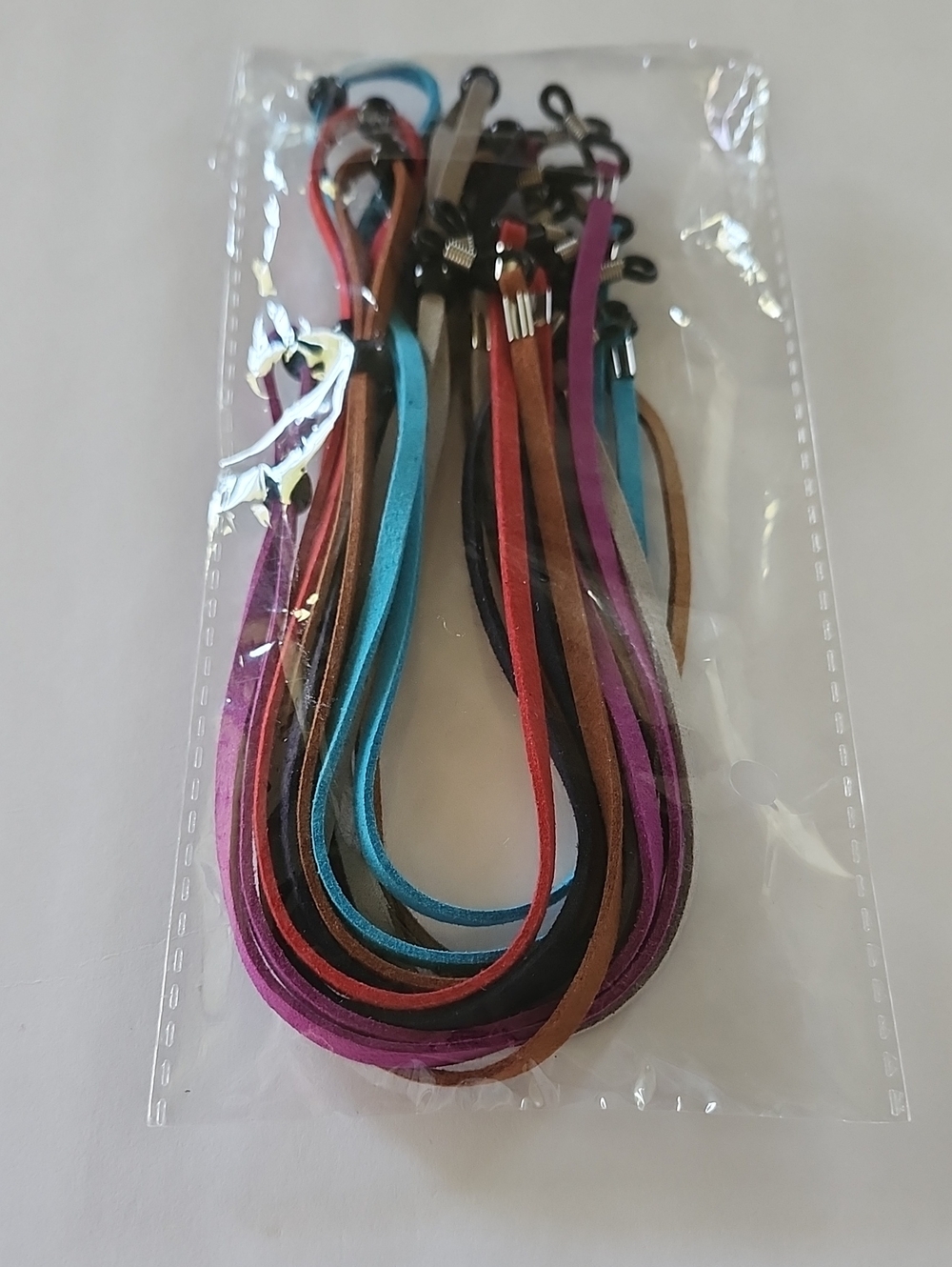Multi-Color Suede Cord Eyewear Set - Women Accessories New Without Tags